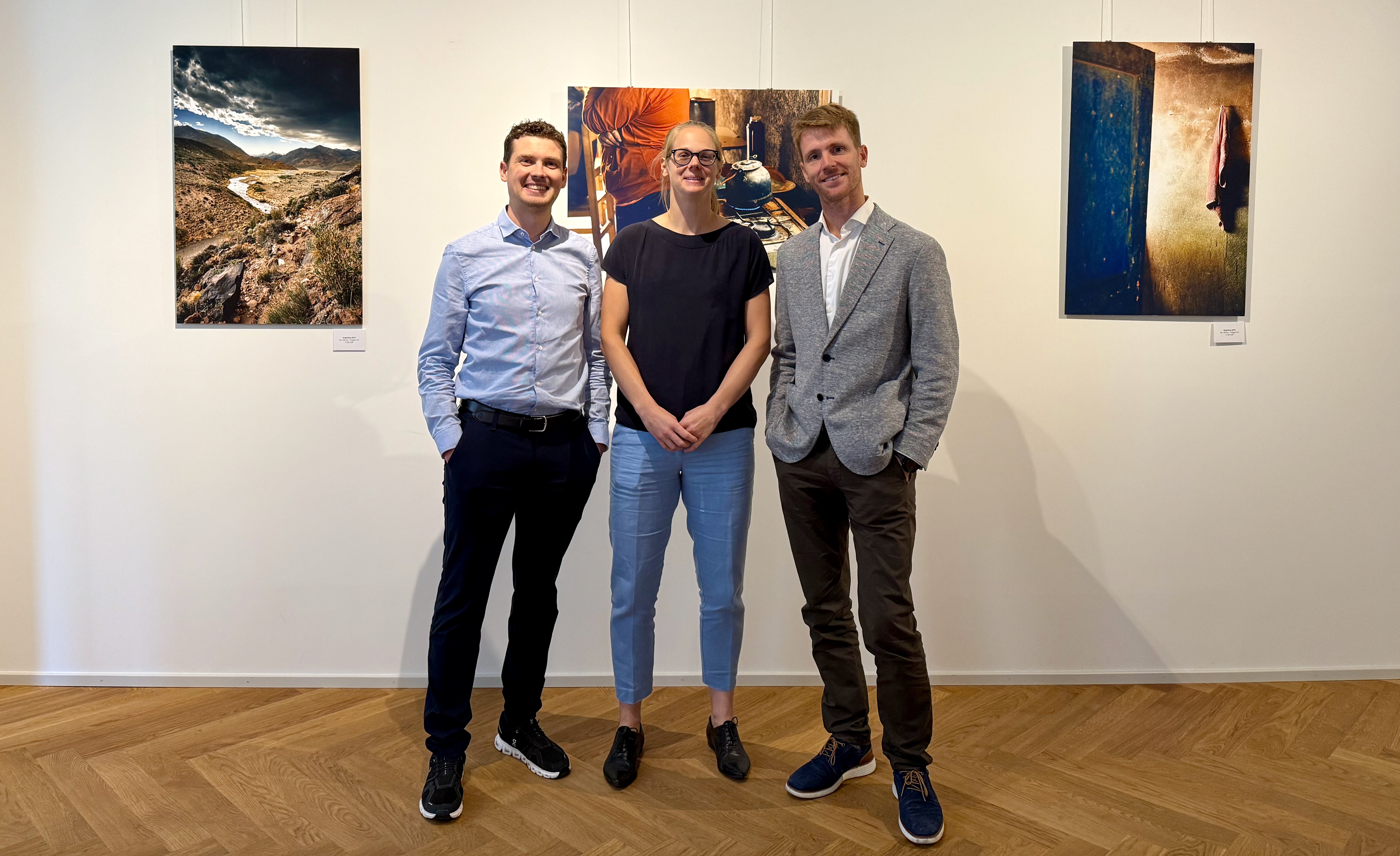 Dr. Paul Delrot, Dr. Nathalie Brandenberg and Dr. Diego Dupouy